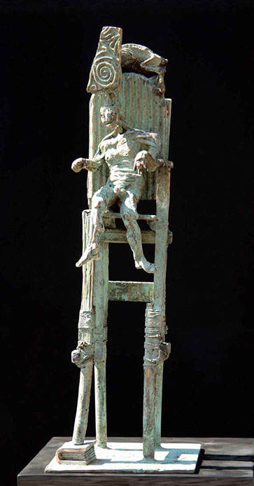 Image of a bronze sculpture, title: The Dogmatician.