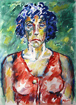 Bouton d'option vers Martha: portraits en huile, aquarelle ou pastel à l'huile. Miniature d'un portrait.