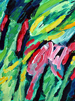 Bouton d'option vers les gouaches. Miniature d'une gouache.