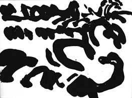 Afbeelding van een landschap met Chinese inkt getekend, Landschap - 8