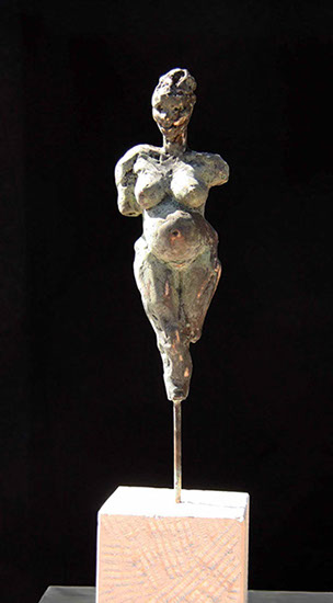 Afbeelding van bronzen beeld, Zwanger