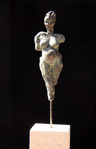 Afbeelding van bronzen beeld, Zwanger