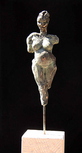 Afbeelding van bronzen beeld, Zwanger