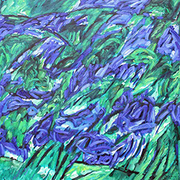 Afbeelding van een schilderij, thema: levensdrift, titel De salie 2