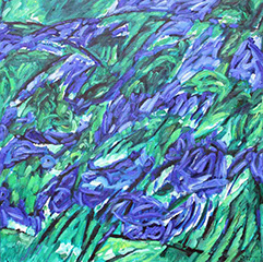 Afbeelding van een schilderij, thema: levensdrift, titel De salie 2