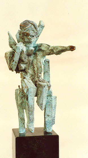 Afbeelding van bronzen beeld&nbsp; Fossielenkoning