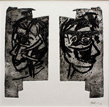 monotype (looddruk), Masker.