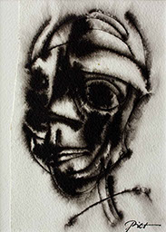 Chinese inkttekening, Masker