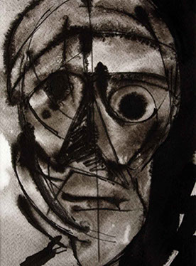 Chinese inkttekening, Masker