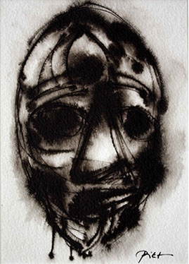 Chinese inkttekening, Masker