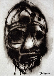 Chinese inkttekening, Masker