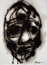 Chinese inkttekening, Masker