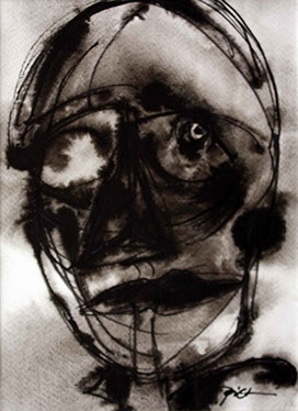 Chinese inkttekening, Masker