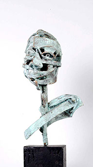 Afbeelding van bronzen beeld, Kop