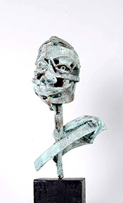 Afbeelding van bronzen beeld, Kop