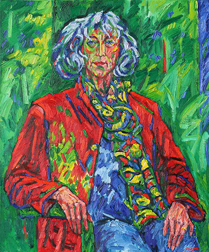 Portret in olieverf, La Muse, 2017