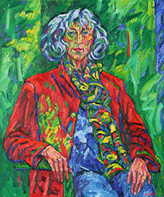 Portret in olieverf, La Muse, 2017