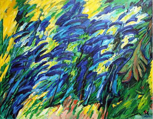 Afbeelding van een schilderij, thema: levensdrift, titel Salie