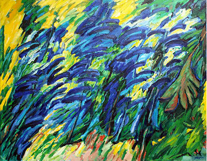 Afbeelding van een schilderij, thema: levensdrift, titel Salie