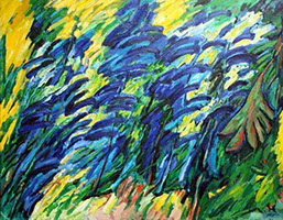 Afbeelding van een schilderij, thema: levensdrift, titel Salie