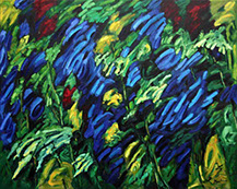 Afbeelding van een schilderij, thema: levensdrift, titel De salie