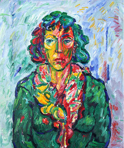 Portret in olieverf, Martha