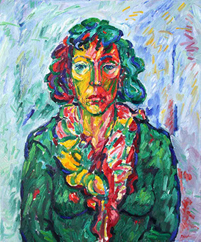 Portret in olieverf, Martha