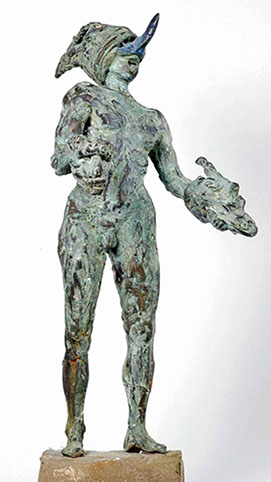 Afbeelding van bronzen beeld, Maskerkoning