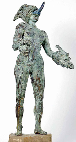 Afbeelding van bronzen beeld, Maskerkoning