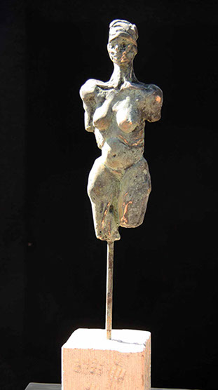 Afbeelding van bronzen beeld, Mainade