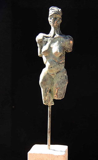 Afbeelding van bronzen beeld, Mainade