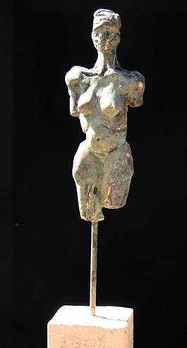 Afbeelding van bronzen beeld, Mainade