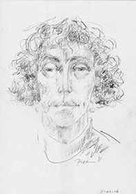 Portretstudie in potlood, Martha