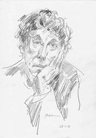 Portretstudie in potlood, Martha