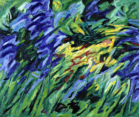 Afbeelding van een schilderij, thema: levensdrift, titel Salie