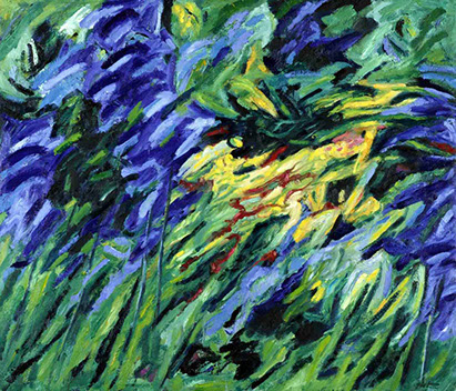 Afbeelding van een schilderij, thema: levensdrift, titel Salie