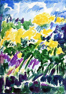 afbeelding van de aquarel Zomer 2012 no. 1