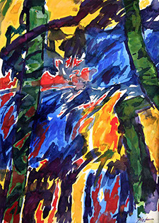 afbeelding van de aquarel Zomer 2012 no. 9