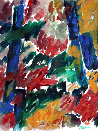 afbeelding van de aquarel Zomer 2012 no. 10