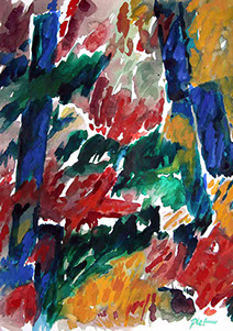 afbeelding van de aquarel Zomer 2012 no. 10