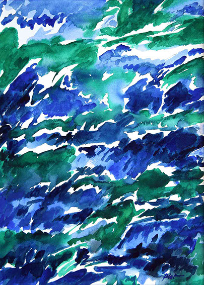 afbeelding van de aquarel Zomer 2012 no. 12