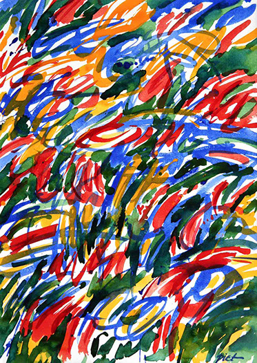 afbeelding van de aquarel Zomer 2012 no. 35