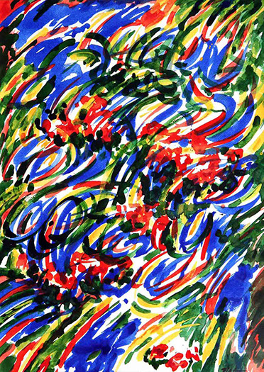 afbeelding van de aquarel Zomer 2012 no. 37