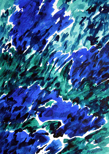 afbeelding van de aquarel Zomer 2012 no. 46