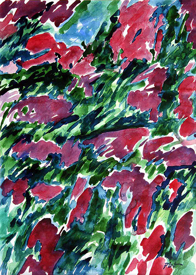 afbeelding van de aquarel Zomer 2012 no. 49