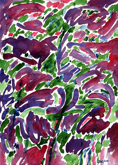 afbeelding van de aquarel Zomer 2012 no. 51