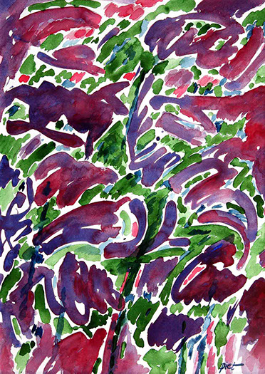 afbeelding van de aquarel Zomer 2012 no. 51
