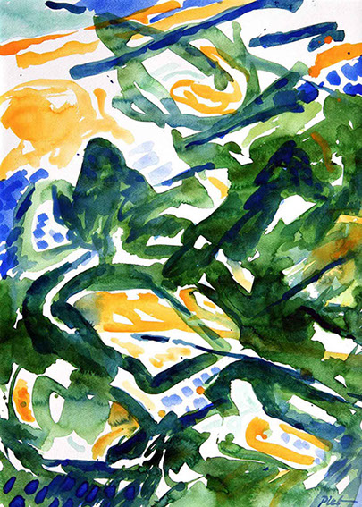 afbeelding van de aquarel Zomer 2012 no. 53