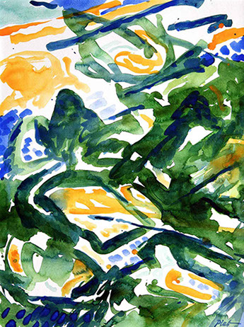 afbeelding van de aquarel Zomer 2012 no. 53